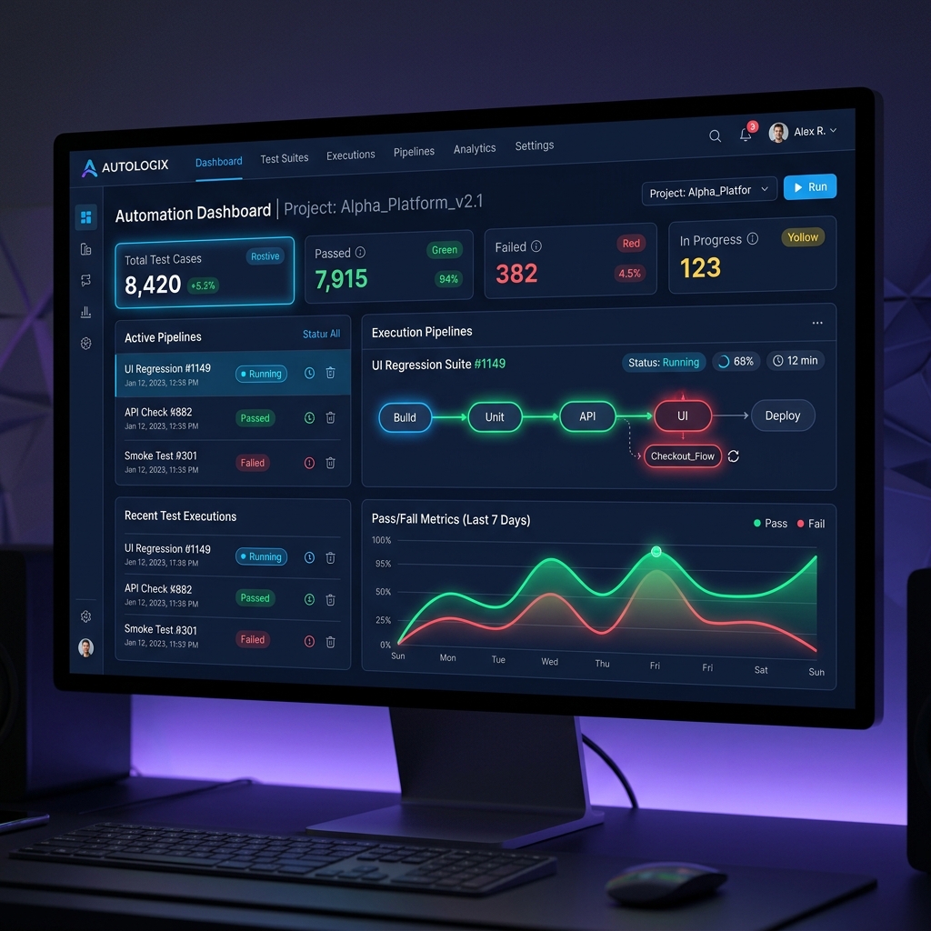 ACCELQ Platform Dashboard